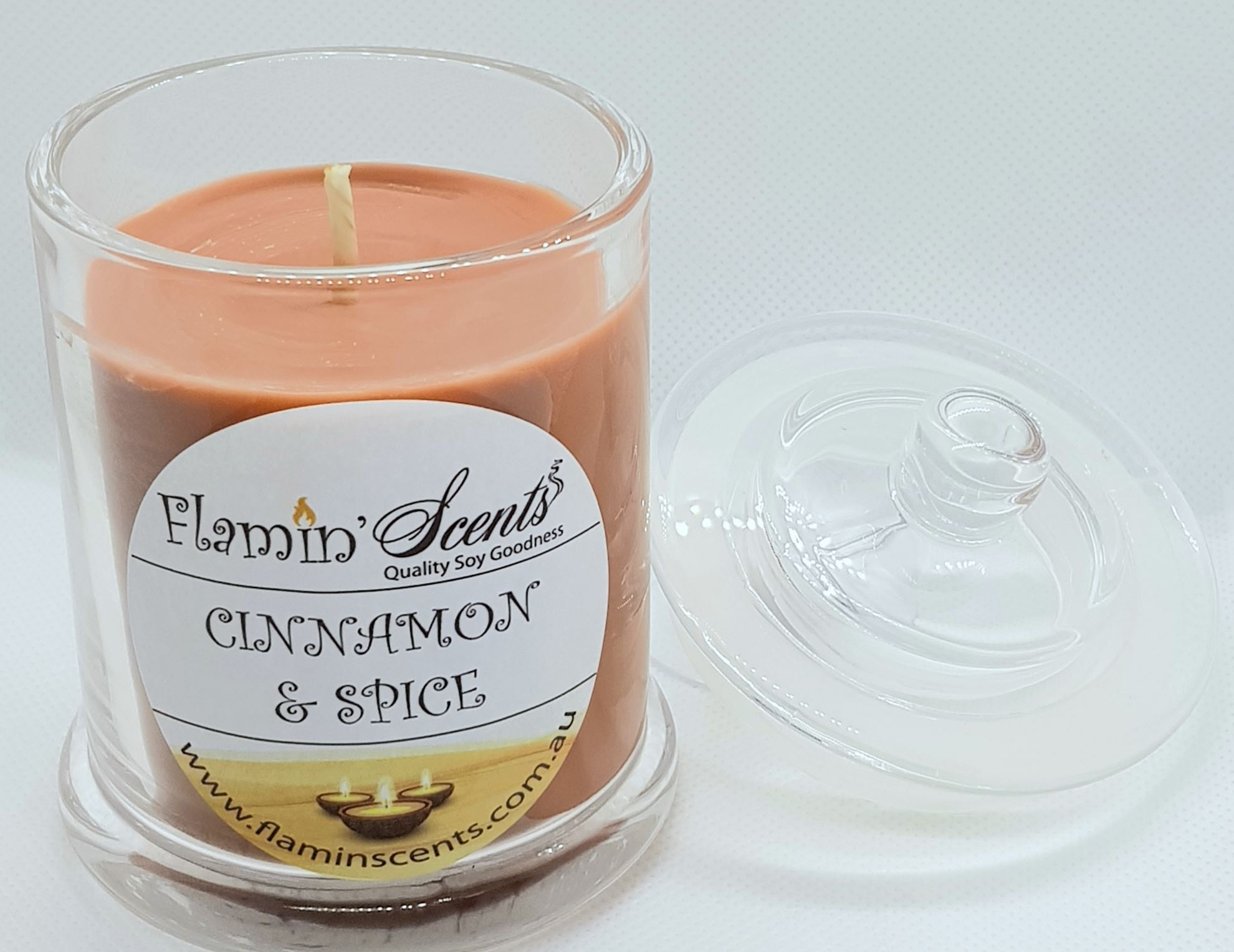 Flamin Scents. CINNAMON & SPICE CANDLE
