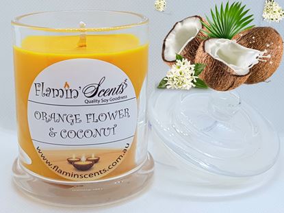 Picture of ORANGE FLOWER AND COCONUT CANDLE
