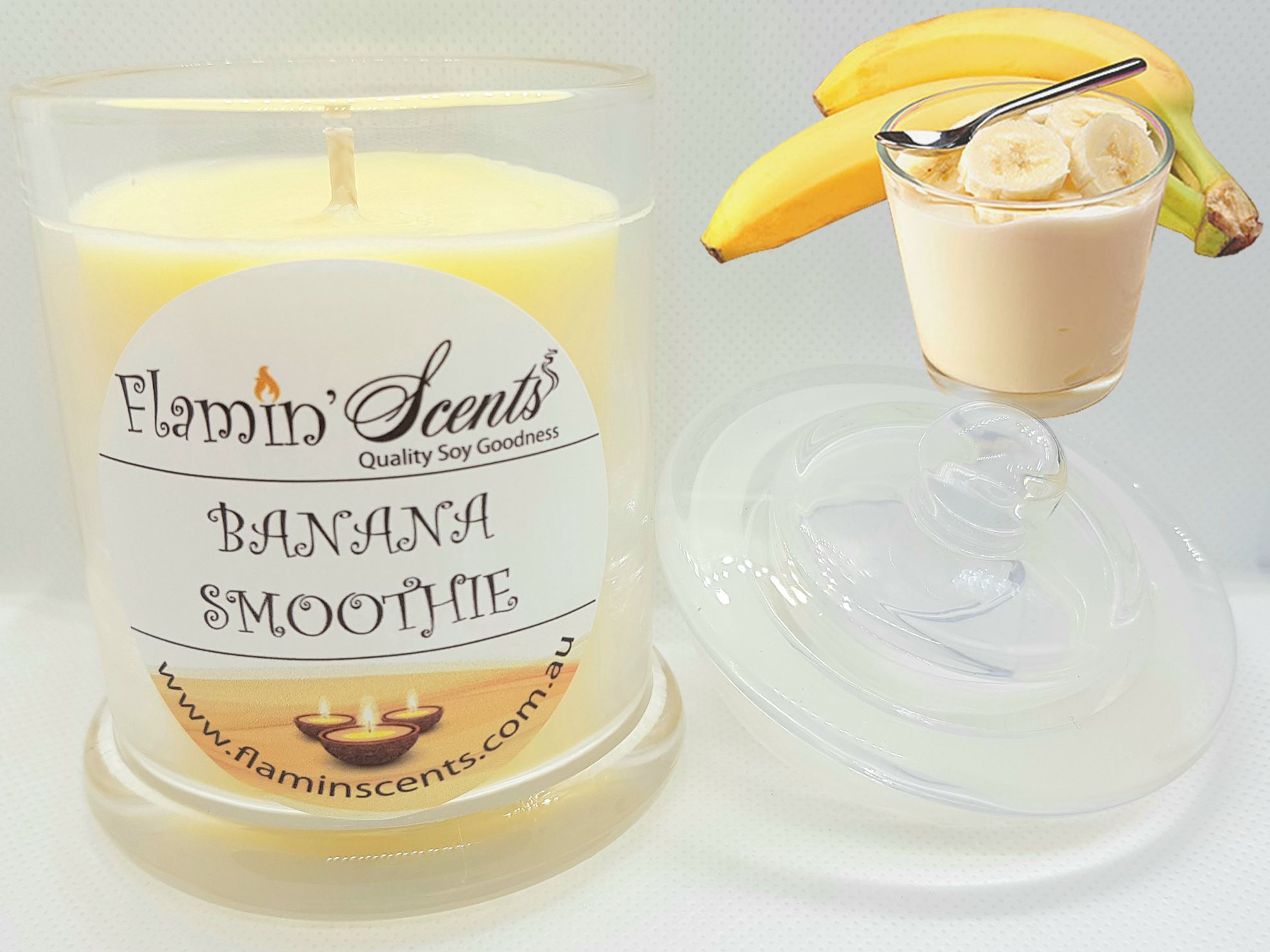 Flamin Scents. BANANA SMOOTHIE CANDLE