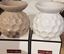 Picture of WHITE or CAPPUCCINO CERAMIC OIL BURNER WITH PINEAPPLE DESIGN